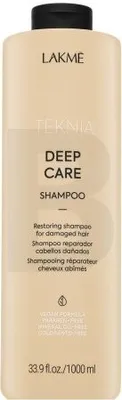 Produktbild von Lakmé Teknia Deep Care Shampoo Pflegeshampoo für trockenes und geschädigtes Haar 1000 ml