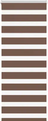Produktbild von Doppelrollo Braun 55x100 cm Stoffbreite 50,9 cm Polyester