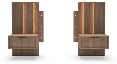 Produktbild von Nachttisch, Dunin-Eiche, 50,4 + 50,4 x 102 x 39,6 cm