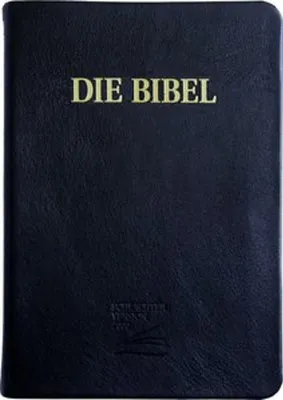 Produktbild von Schlachter 2000 Bibel - Großdruckausgabe (Softcover, schwarz, Goldschnitt)
