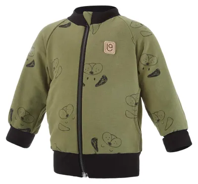 Produktbild von Sweatjacke - Grün Hündchen, 92