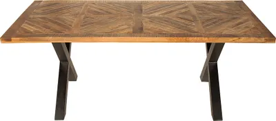 Produktbild von riess-ambiente Massiver Esstisch INFINITY HOME 200cm natur Mangoholz Industrial Design Esszimmertisch Konferenztisch Tisch