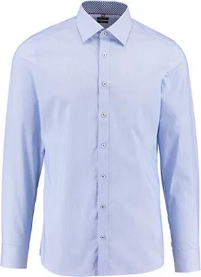 Produktbild von OLYMP Herren Hemd Level Five Body Fit Langarm Bleu (50) 46