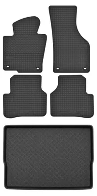 Obrázek produktu pro Gumové autokoberce SolidTread + vana kufru pro: Volkswagen Passat B7 2010-2014 kombi 5 ks