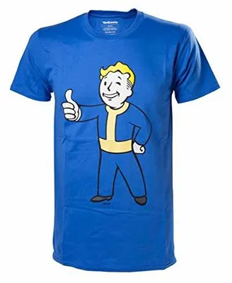 Zdjęcie produktu dla Koszulka Fallout 4 – Fallout Boy Approves, niebieska – rozmiar S