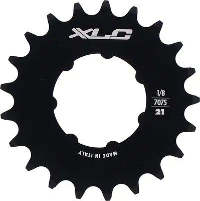 Produktbild von XLC Single Speed Ritzel 1/8', 21 Zähne, schwarz