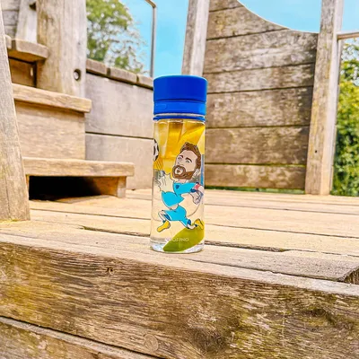 Produktbild von PROFINO | Trinkflasche, INFUZE, klar Grafik, 350 ml