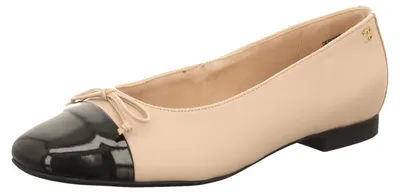 Produktbild von Paul Green Damen-Ballerina Beige-Schwarz, Farbe:beige/schlamm, UK Größe:31/2