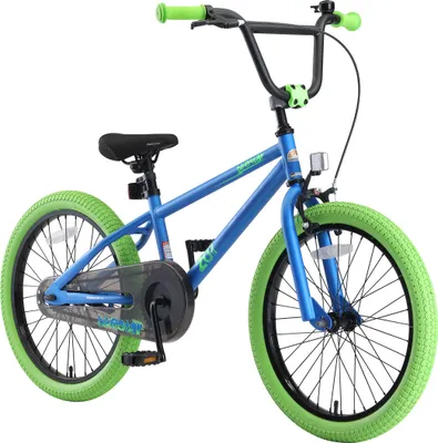 Produktbild von BIKESTAR Kinder Fahrrad ab 6 Jahre | 20 Zoll BMX Kinderrad | Blau & Grün