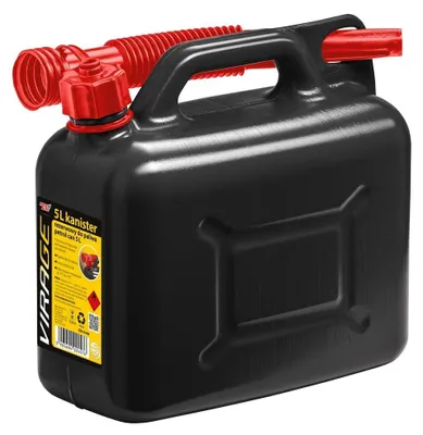 Produktbild von VIRAGE 94-064 Reservekanister Benzinkanister Dieselkanister 5L Schwarz