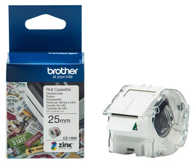 Produktbild von Brother CZ-1004 - Rolle (2,54 cm x 5 m) 1 Rolle(n) Endlosetiketten - für Brother VC-500W