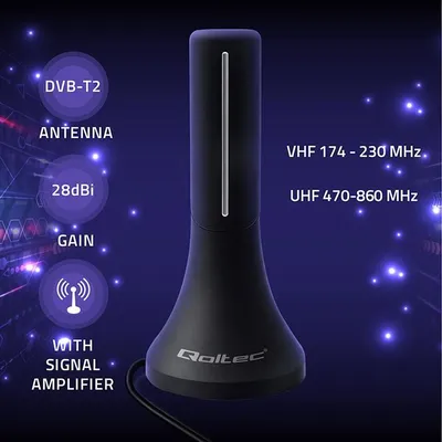Obrázok produktu pre Anténa Qoltec TV DVB-T/T2
