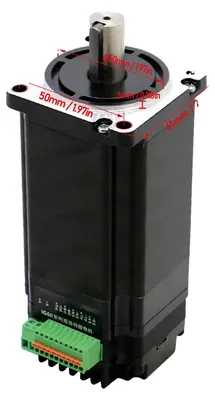 Obrázek produktu pro Servomotor, kompatibilní s NEMA 23 a NEMA 24, 3000 ot./min, NEMA 24, 400 W