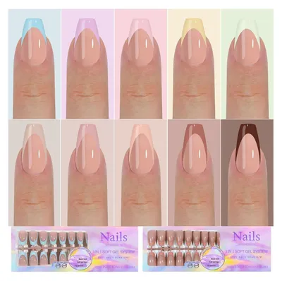 Produktbild von Set mit 300 Valsnägeln für Nageldesign