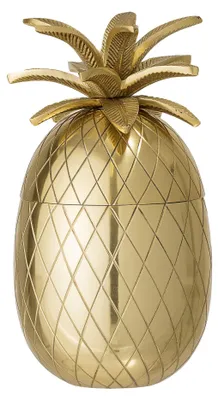 Eisbehälter Ananas, goldfarben, Aluminium, 1 L