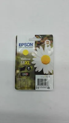 Produktbild von Epson Daisy Singlepack Yellow 18XL Claria Home Ink, Hohe (XL-) Ausbeute, Gelb, Tinte auf Pigmentbasis, 6,6 ml, 1 Stück(e), 450 Seiten