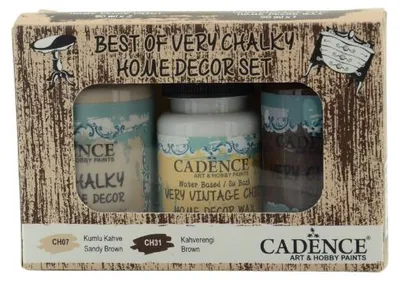 Immagine prodotto di Cadence Kreidefarbe Set - Best of Very Chalky Set Sandy Brown - Möbel Farbe
