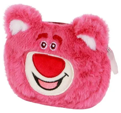 Obrázok produktu pre Plyšová kabelka s motívom Lotso z filmu Toy Story, tvarovaná ako jahoda