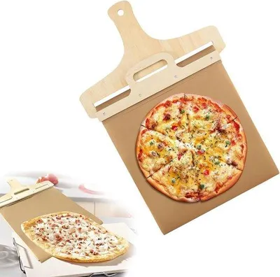 Zdjęcie produktu dla Wielofunkcyjna łopatka do pizzy z powłoką nieprzywierającą, 55 x 38 cm