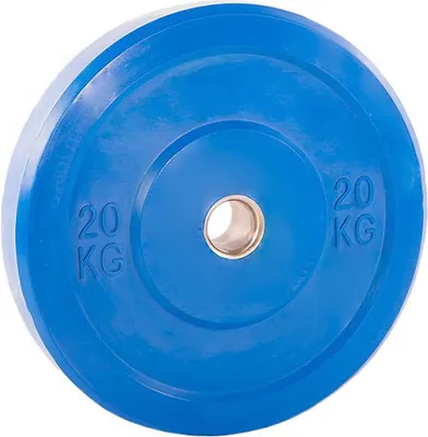 Zdjęcie produktu dla Krążek odbojowy Softee 20 kg Niebieski 20 kg Niebieski 20 kg