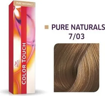Image de Wella Professionals Color Touch Pure Naturals coloration demi-permanente professionnelle à effet multidimensionnel 7/03 60 ml