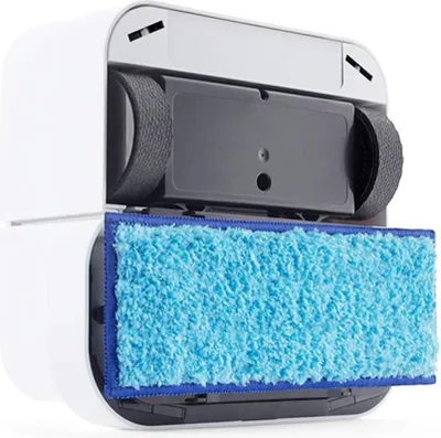 Produktbild von 185 x 70 mm, Packung mit 10 weichen Mikrofaser-Wischpads, waschbare und wiederverwendbare Wischlappen für 240/241 (Blau)