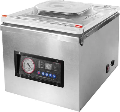 Zdjęcie produktu dla Pakowarka zgrzewarka próżniowa 1-komorowa Mega-M długość zgrzewu 32cm wydajność 10m3/h 1-listwa do sklepu gastronomii