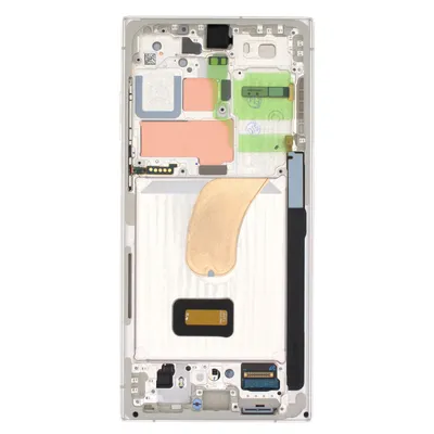 Produktbild von Samsung, LCD Bildschirm Original Touchscreen – Cream für Samsung Galaxy S23 Ultra, Beige