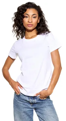 Produktbild von Cotton Prime® 2 Stück Damen T-Shirt O-Neck - Tee M weiss