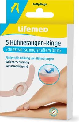 Produktbild von Lifemed Hühneraugen-Ringe hautfarben 5 Stück