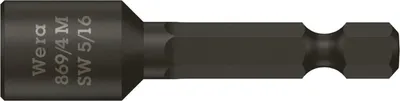 Produktbild von Wera 05060430001, 1 Stück(e), Hexagonal, 25,4 / 4 mm (1 / 4"), 5/16", Schwarz, CE, GS, DVE