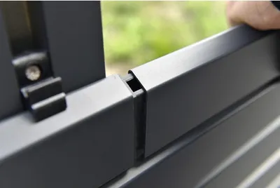Produktbild von Längsverbinder Osmo für Alu-Cladding Rhombus 10 Stück schwarz