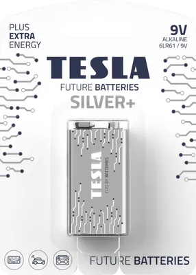 Obrázok produktu pre Tesla 8594183392301, Batéria na jedno použitie, 6LR61, Alkalický, 9 V, 1 kusov