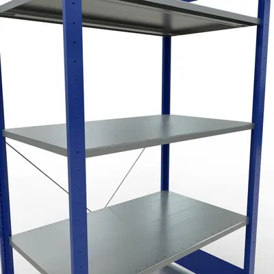 Produktbild von SCHULTE Schwerlastregal 12650-B silber 100,0 x 50,0 x 200,0 cm