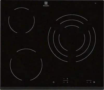 Image de Electrolux EHF6343FOK - Noir - Encastrable - 60 cm - Céramique - vitrocéramique - 4 zone(s)