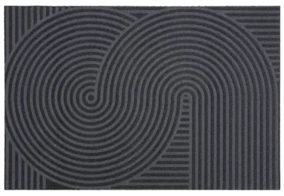 Produktbild von 5five Simply Smart Fußmatte Türvorleger 90x60 cm Türmatte Kunststoff dunkelgrau rutschfest
