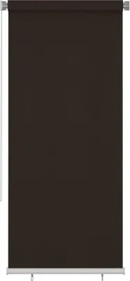 Produktbild von Design Außenrollo 100x230 cm Braun HDPE,Rollos 2025 Neu26901