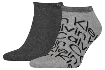 Produktbild von Calvin Klein - No-Show-Socken für Herren (2er-Pack) NA1070 (38 EU - 42 EU) (Grau)