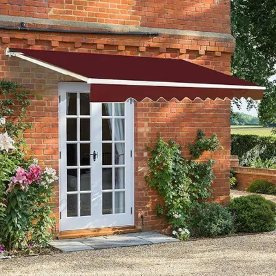 Produktbild von Ausziehbare Sonnenschutzvorrichtung – Terrassenüberdachung – Markise – Sonnenschutzrollo – Pergola-Sonnenschutz – 3 x 2,5 m