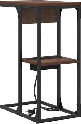 Obrázok produktu pre Nočný stolík Hnedý dub 41,5 x 26 x 60,5 cm Kompozitné drevo
