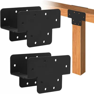 Productafbeelding van T-vormige Pergola Steunbeugelset voor DIY Tuinprojecten