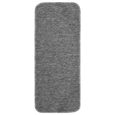 Produktbild von vidaXL Antirutsch Stufenmatten 15 Stk. 60x25 cm Grau Rechteckig
