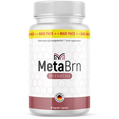 Produktbild von MetaBrn Premium Kapseln | Für dein Wohlbefinden | Mit Apfelessig & Guarana | 90 Kapseln pro Packung