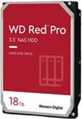 Immagine prodotto di Western Digital Red Pro HDD 18TB 3,5" SATA 6GB/s WD181KFGX Disco rigido interno