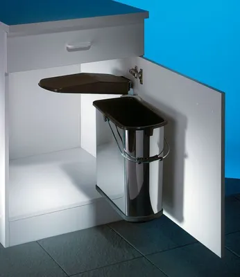 Immagine prodotto di Wesco Vario 4, contenitore per rifiuti a tecnologia rotante, acciaio inox