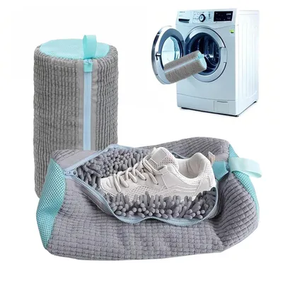 Produktbild von Schuhwaschbeutel Waschmaschine 2 Stück, Schuhsack für Waschmaschine und Trockner
