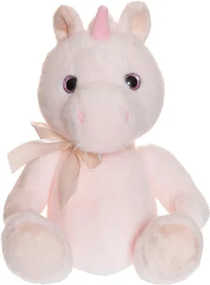 Zdjęcie produktu dla Pluszowa zabawka jednorożec, jasnoróżowa, 20 cm, można prać w pralce
