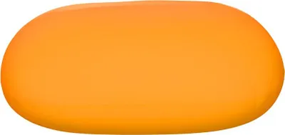 Produktbild von Padiro ovaler Sitzsack 101 x 78 x 50 cm - Orange - Nylon und Elasthan - dehnbar, für drinnen und draußen