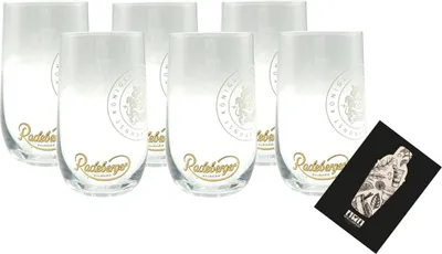Produktbild von Radeberger Pilsener Bierglas 6er set Bier Glas Gläser mit 0,3L Eichung