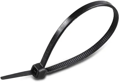 Productafbeelding van 100 Zwarte Kabelbinders 4,5 x 300 mm voor Kabelbeheer